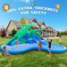 ALINUX Inflatable Water Slide, Inflatable Bouncer House with Double Slide for Wet and Dry, 5 in 1 Water Pool Slide, Without Blower | outtoy.