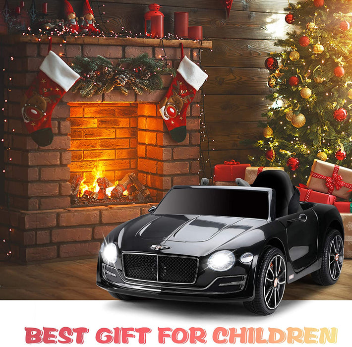 Bentley Electric Powered Vehicle 12V Kids Ride On Car Black | outtoy.