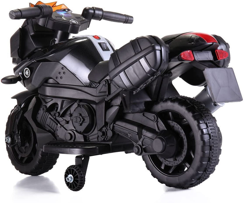 Kids Ride On Motorcycle Car 4 Wheel Black 6V | outtoy.