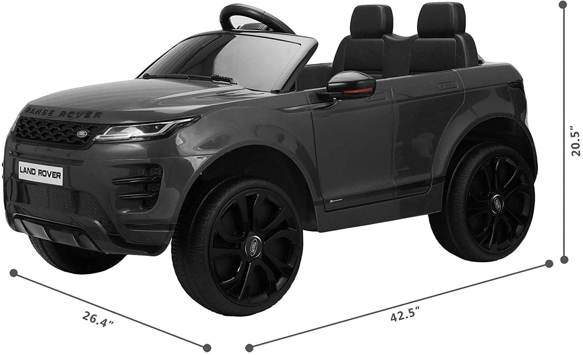 Outtoy 12V Licensed Land Rover Kids Ride On Car Black | outtoy.