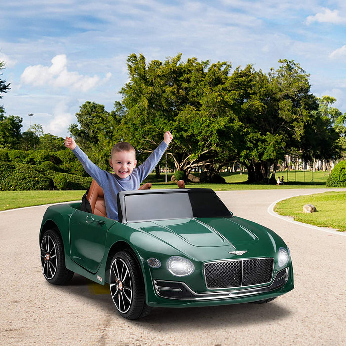 Bentley Electric Powered Vehicle 12V Kids Ride On Car Green | outtoy.