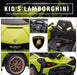 Lamborghini 12V Electric Powered Kids Ride on Car Toy - Green | outtoy.