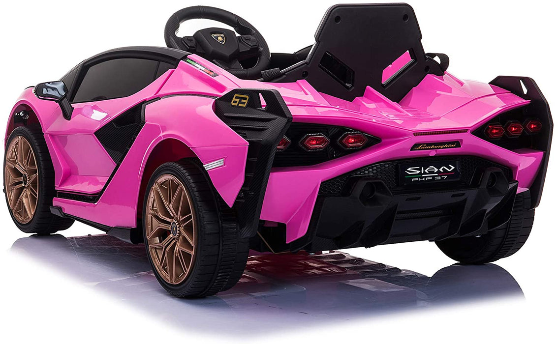 Lamborghini 12V Electric Powered Kids Ride on Car Toy Pink