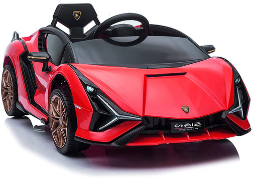 Lamborghini Sian Licensed 12V Electric Powered Kids Ride on Car Toy - Red | outtoy.