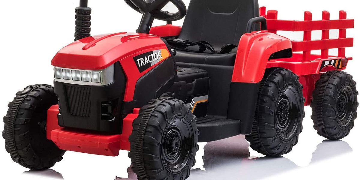 Battery powered hot sale kids tractor