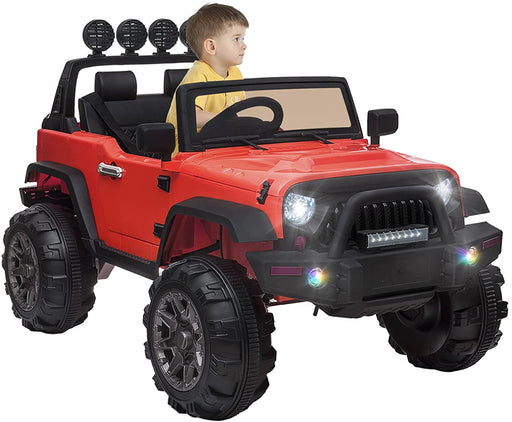 12V Kids Electric Truck Car With Remote Control Red | outtoy.
