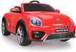 Volkswagen Beetle Dune 12V Licensed  Ride on Toy Red | outtoy.