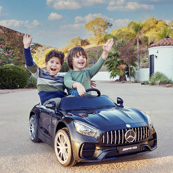 Mercedes-Benz AMG GT  Licensed  Kids Ride On Car Electric Powered Vehicle Red | outtoy.