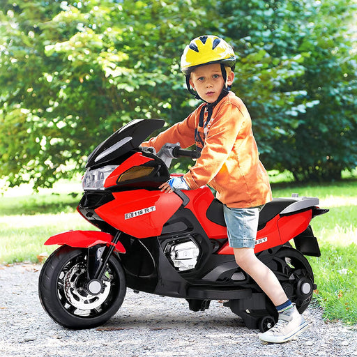 Kids Ride On Motorcycle,Dirt Bike Motorcycle 12V Red | outtoy.