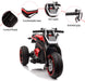 Kids Ride On Motorcycle Toys 3 Wheels Red 12V | outtoy.