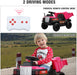 Ride on Dump Truck Construction Vehicle Toy Rose Ride Rose Red | outtoy.