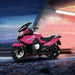 Kids Ride On Motorcycle,Dirt Bike Motorcycle 12V Rose Red | outtoy.