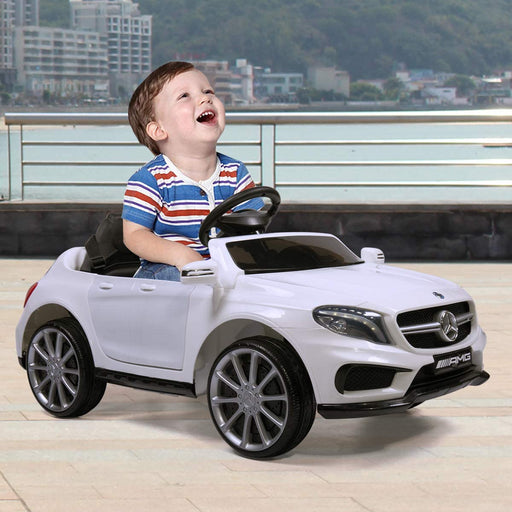 Mercedes Benz AMG Kids Ride on Car White | outtoy.