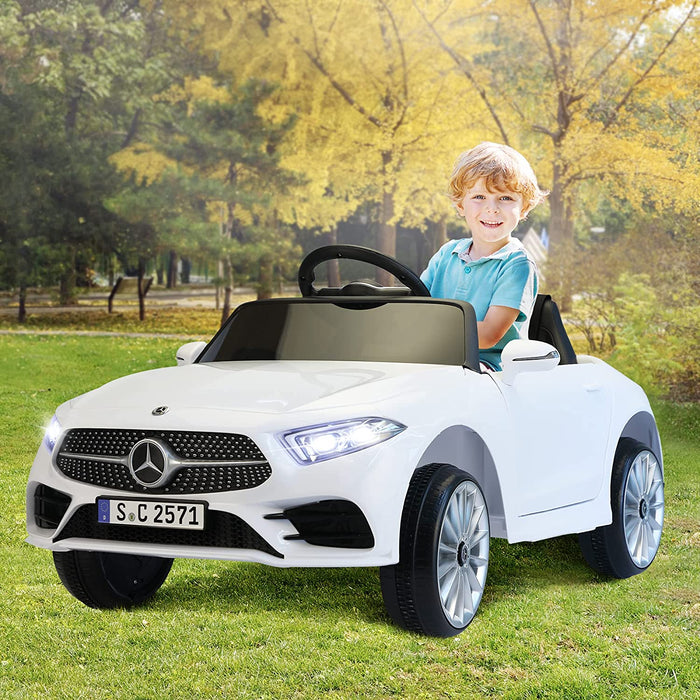 Outtoy Mercedes Benz Licensed CLS 350 Kids Ride On Car 12v White | outtoy.