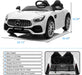 Mercedes-Benz AMG GT  Licensed  Kids Ride On Car Electric Powered Vehicle White | outtoy.